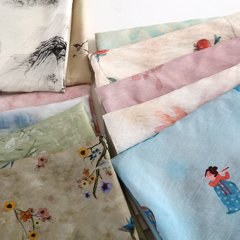 Sewing Tweed Fabric - Tecido de Fibra Botânica Ramie com