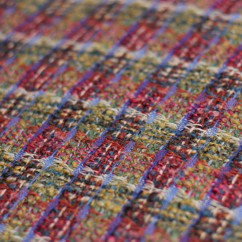Tecido de tweed trançado tingi - Sewing Tweed Fabric avaliação e preço
