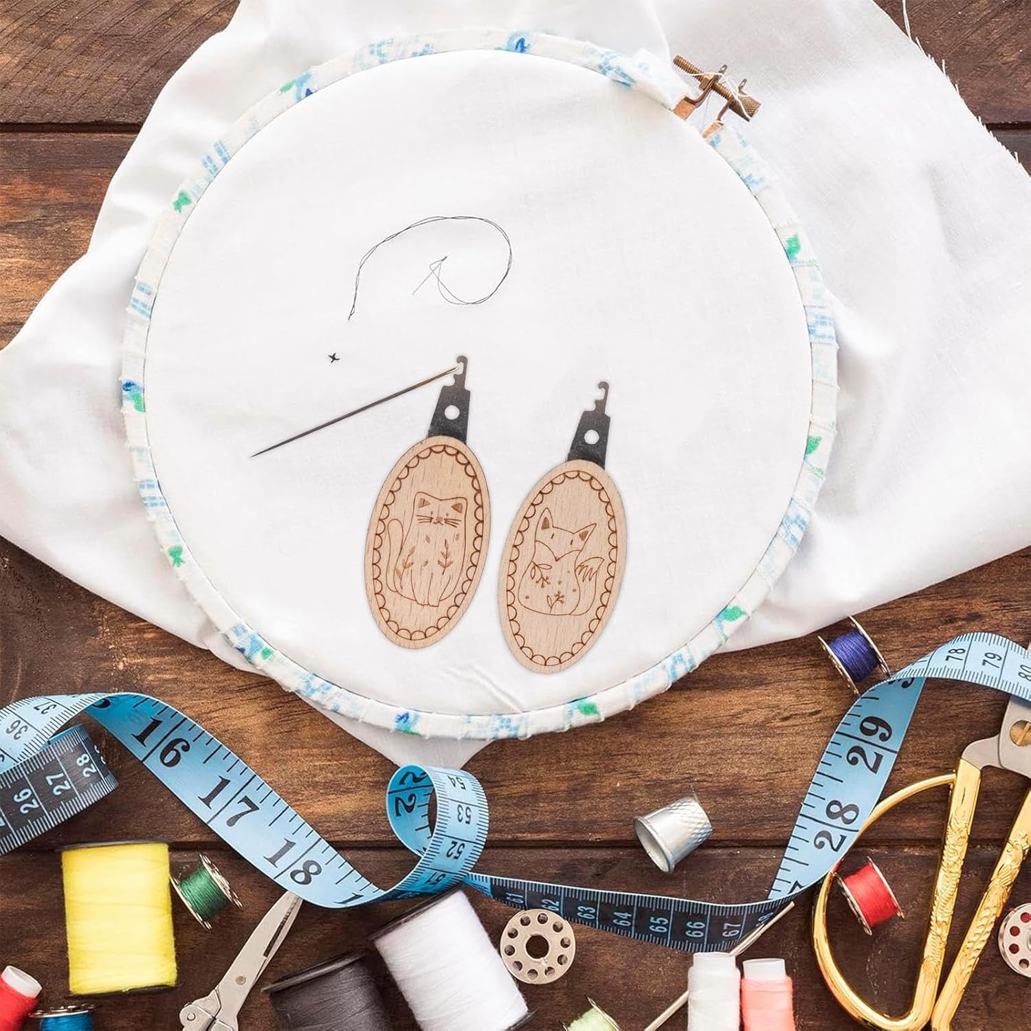 2 pçs/set agulha threader fáci - Sewing Necessities avaliação e preço
