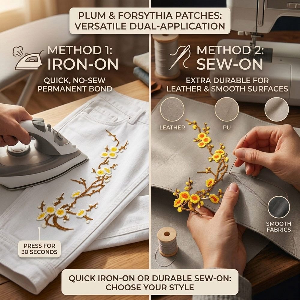 Patches Termocolantes de Flor  - Sewing And Textile avaliação e preço