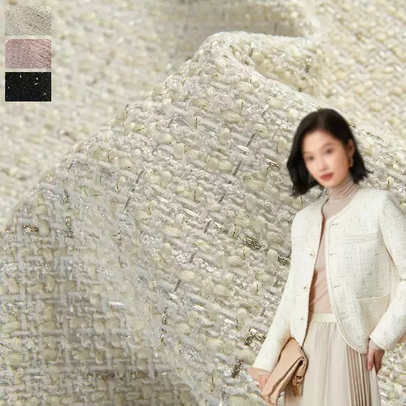 Tecido tweed tingido com fio b - Sewing Tweed Fabric avaliação e preço