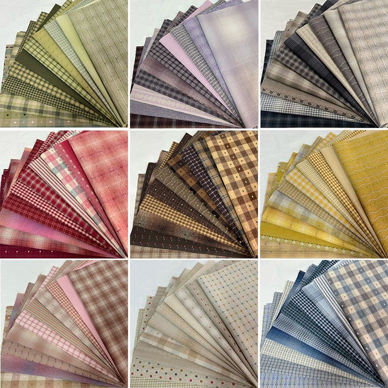 Conjunto de 10 peças de tecido - Sewing Tweed Fabric avaliação e preço