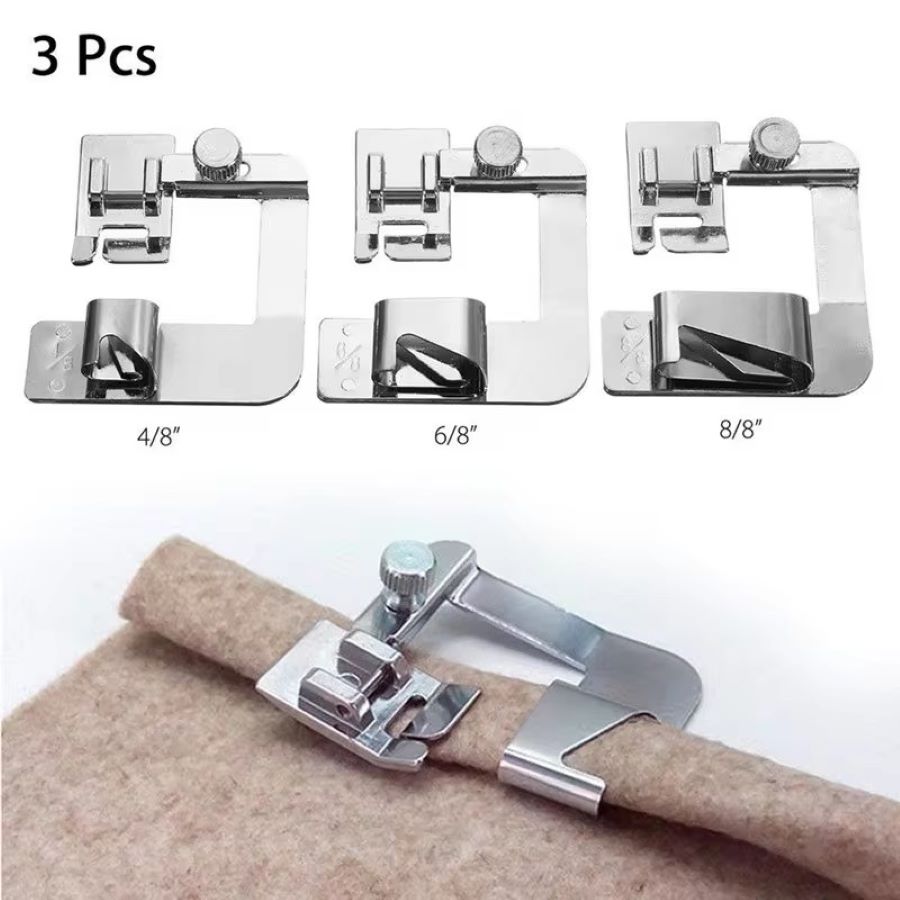 1-3 Peças Calcador de Bainha E - Sewing Tt avaliação e preço