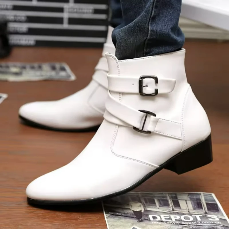 Novas botas masculinas de cour - Sewing Nylon avaliação e preço