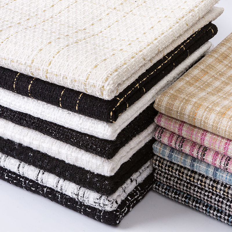 Tecido tweed por metro para ca - Sewing Tweed Fabric avaliação e preço