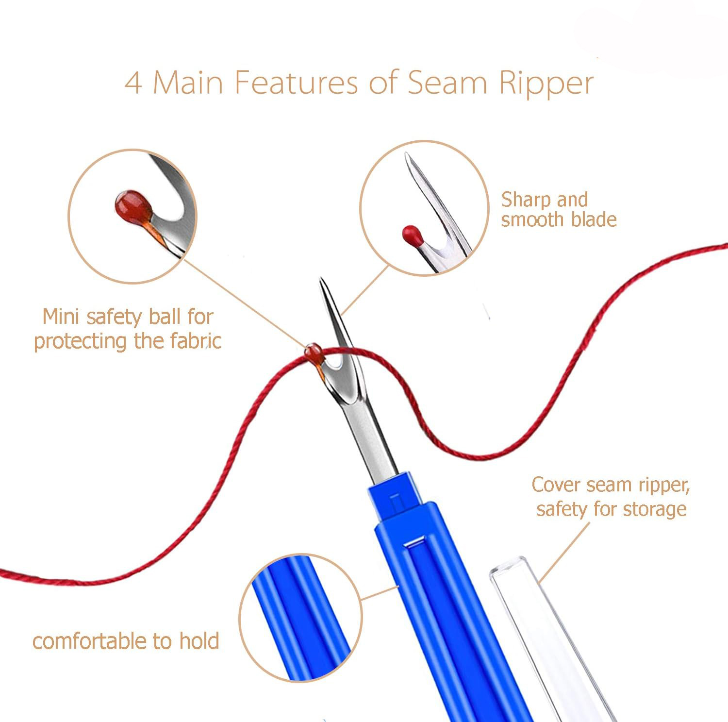 Kit de corte de costura, linha - Seam Ripper Tool avaliação e preço