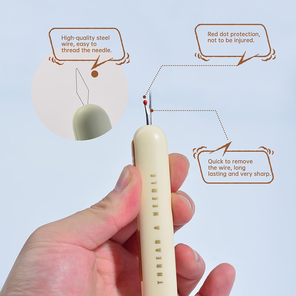 2 em 1 agulha threader costura - Seam Ripper Tool avaliação e preço