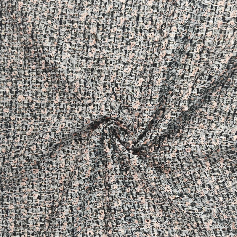 Tecido Tweed Trançado com Fita - Sewing Tweed Fabric avaliação e preço